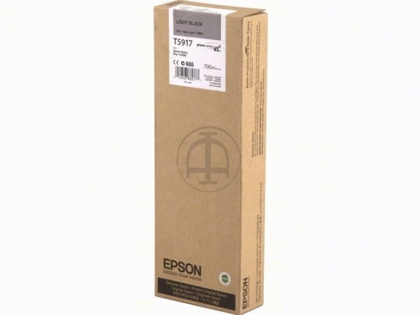 Original Epson C13T591700 / T5917 Tinte Black (Light)
