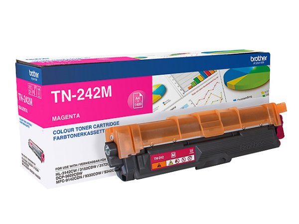 Original Brother TN-242M Toner Magenta