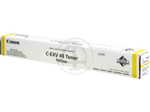 Original Canon 8527B002 / CEXV49 Toner Yellow