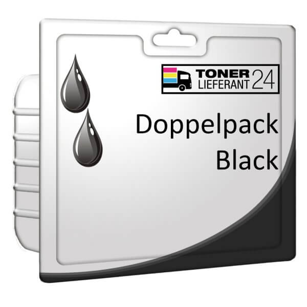 Alternativ Brother LC127XLBKBP2DR Tinte Black Doppelpack