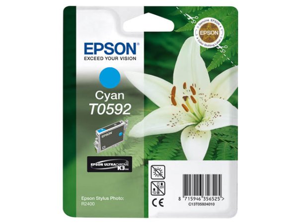 Original Epson C13T05924010 / T0592 Tinte Cyan