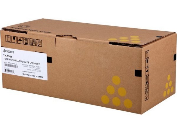 Original Kyocera 1T05JKANL0 / TK-150Y Toner Yellow