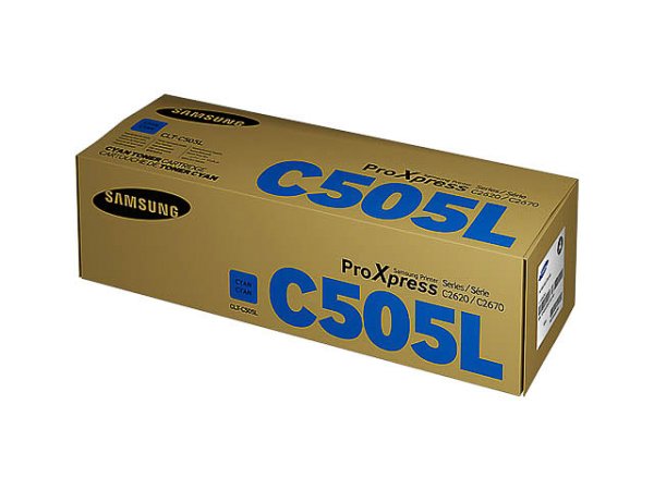 Original Samsung CLT-C505L Toner Cyan