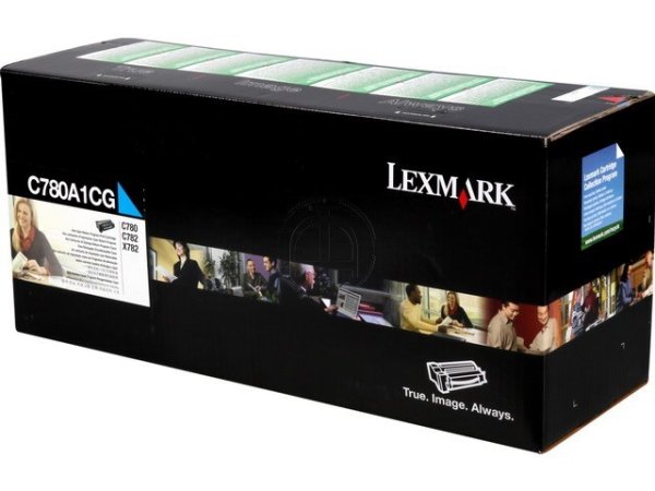 Original Lexmark C780A1CG Toner Cyan Return