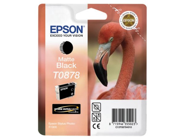 Original Epson C13T08784010 / T0878 Tinte Black (Matt)