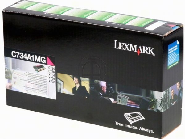 Original Lexmark C734A1MG Toner Magenta Return