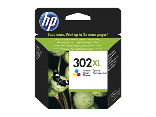 Original HP F6U67AE / Nr. 302XL Tinte Colorpack C/M/Y