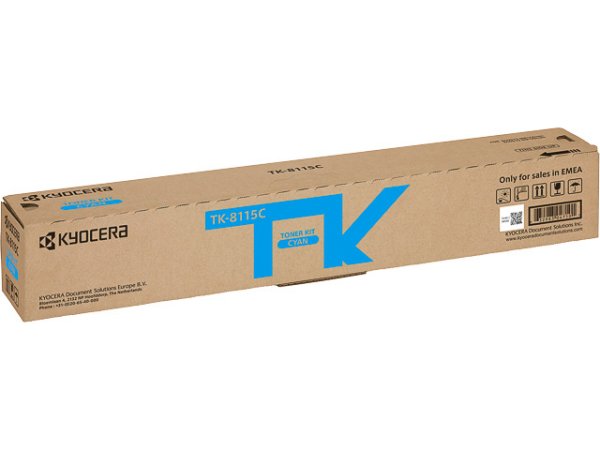 Original Kyocera 1T02P3CNL0 / TK-8115C Toner Cyan