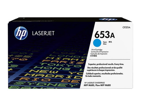 Original HP CF321A / 653A Toner Cyan