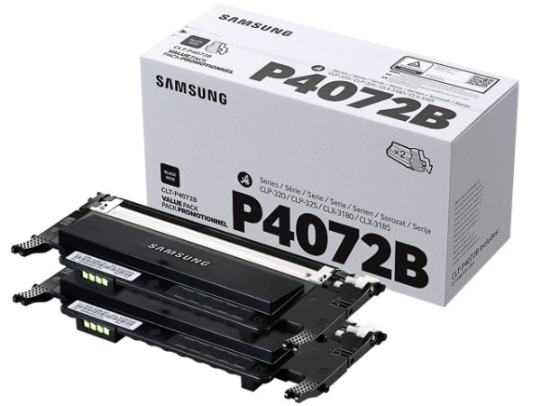 Original Samsung CLT-P4072B Toner Black Doppelpack