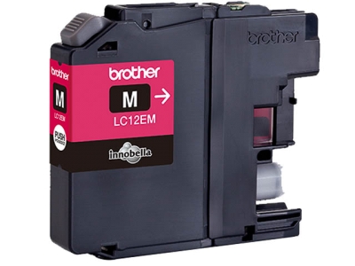 Brother LC12EY Original Tintenpatrone – Gelb – 1 Stück – Bis Zu 1.200 Seiten – Für MFC-Drucker