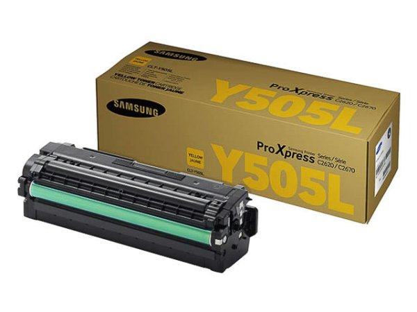 Original Samsung CLT-Y505L Toner Yellow