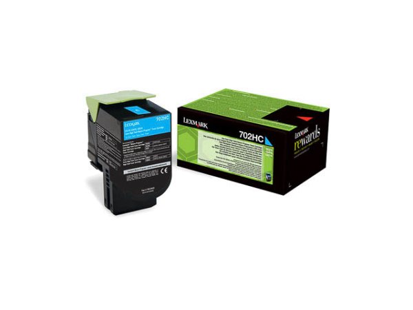 Original Lexmark 70C2HC0 Toner Cyan Return