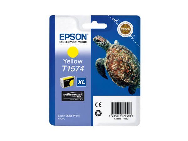 Original Epson C13T15744010 / T1574 Tinte Yellow