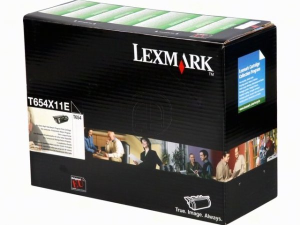 Original Lexmark T654X11E Toner Black Return