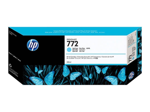 Original HP CN632A / Nr. 772 Tinte Cyan (Light)