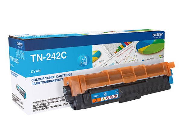 Original Brother TN-242C Toner Cyan