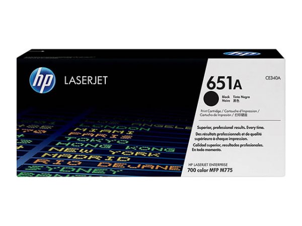 Original HP CE340A / 651A Toner Black