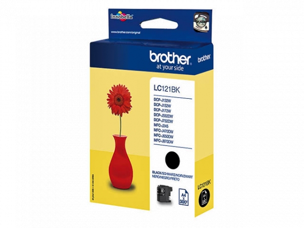 Original Brother LC121BK Tinte Black