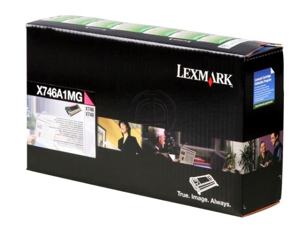Original Lexmark X746A1MG Toner Magenta