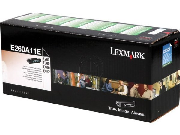 Original Lexmark E260A11E Toner Black Return