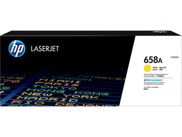 Original HP W2002A / 658A Toner Yellow