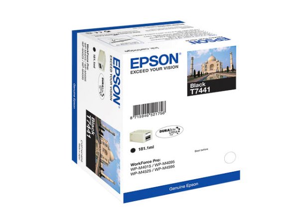 Original Epson C13T74414010 / T7441 Tinte Black