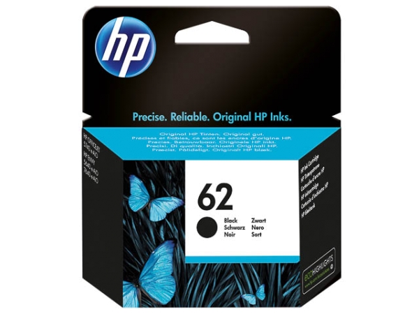 Original HP C2P04AE / Nr. 62 Tinte Black