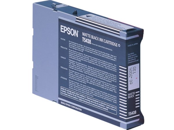 Original Epson C13T543800 / T5438 Tinte Black (Matt)