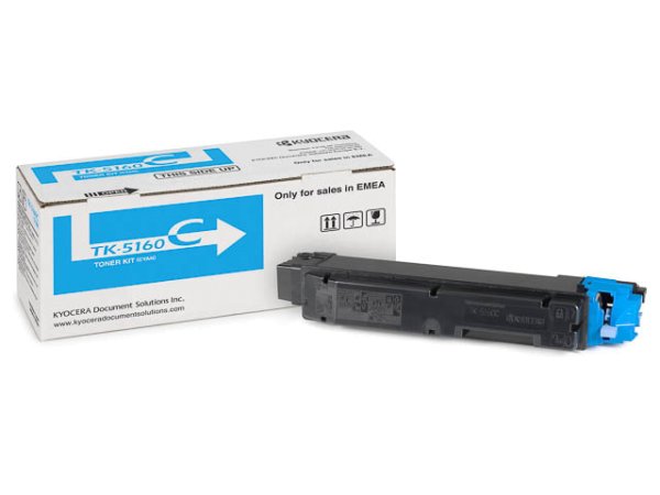 Original Kyocera 1T02NTCNL0 / TK-5160C Toner Cyan