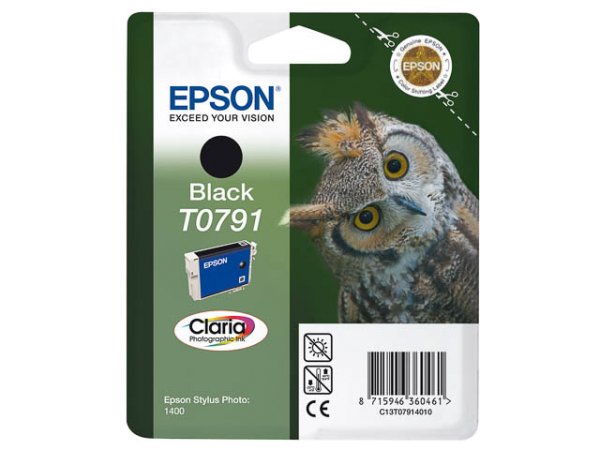 Original Epson C13T07914010 / T0791 Tinte Black