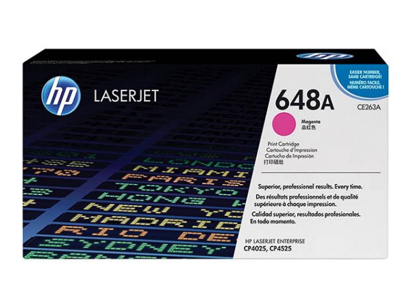 Original HP CE263A / 648A Toner Magenta