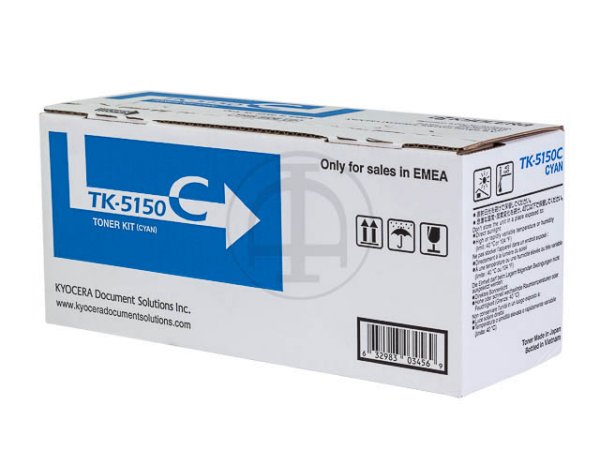 Original Kyocera 1T02NSCNL0 / TK-5150C Toner Cyan