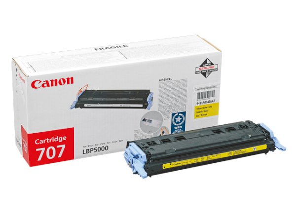 Original Canon 9421A004 / 707Y Toner Yellow