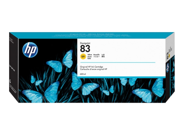 Original HP C4943A / Nr. 83 - UV Tinte Tinte Yellow