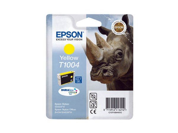 Original Epson C13T10044010 / T1004 Tinte Yellow