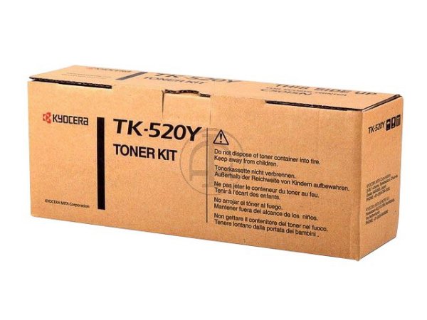 Original Kyocera 1T02HJAEU0 / TK-520Y Toner Yellow