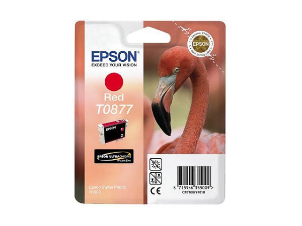 Original Epson C13T08774010 / T0877 Tinte Rot