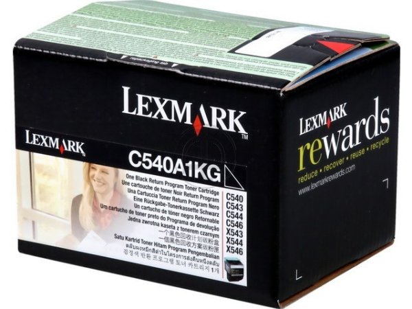 Original Lexmark C540A1KG Toner Black Return