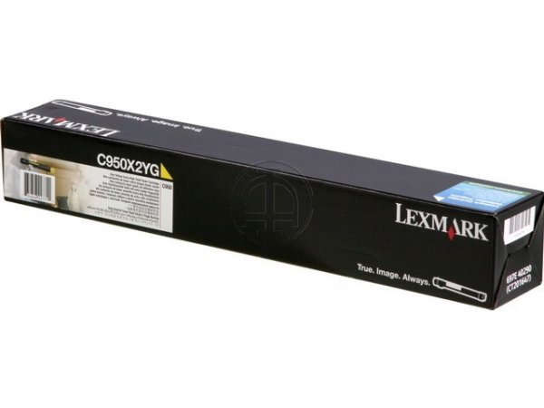 Original Lexmark C950X2YG Toner Yellow