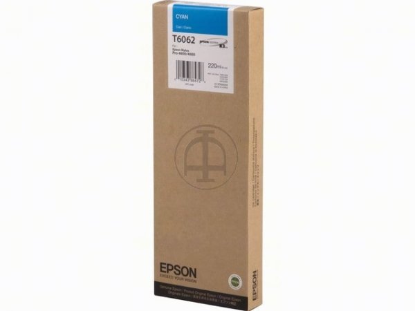 Original Epson C13T606200 / T6062 Tinte Cyan