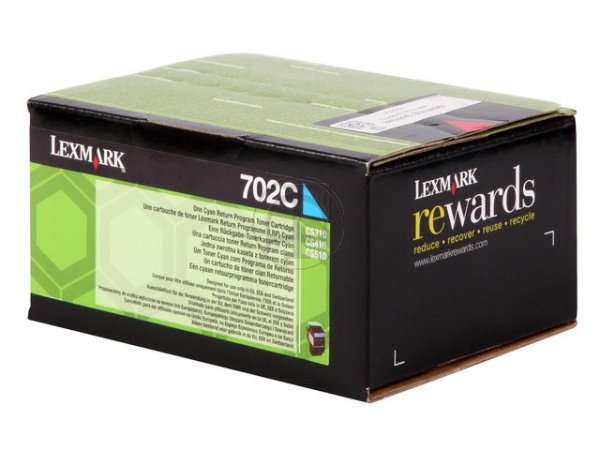 Original Lexmark 70C20C0 Toner Cyan Return