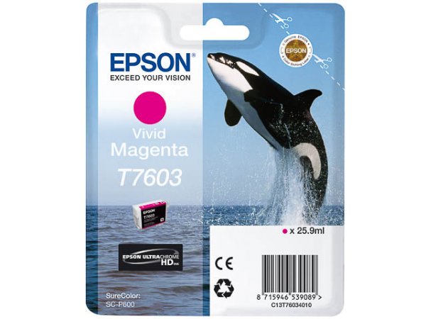 Original Epson C13T76034010 / T7603 Tinte Magenta