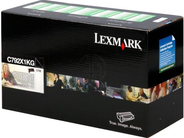 Original Lexmark C792X1KG Toner Black Return