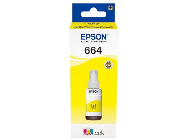 Original Epson C13T664440 / T6644 Tinte Yellow