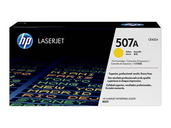 Original HP CE402A / 507A Toner Yellow