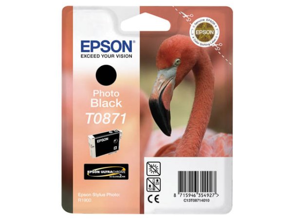 Original Epson C13T08714010 / T0871 Tinte Black (Light)