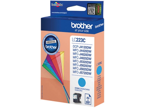 Original Brother LC223C Tinte Cyan