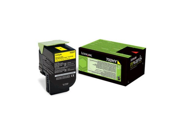 Original Lexmark 70C2HY0 Toner Yellow Return