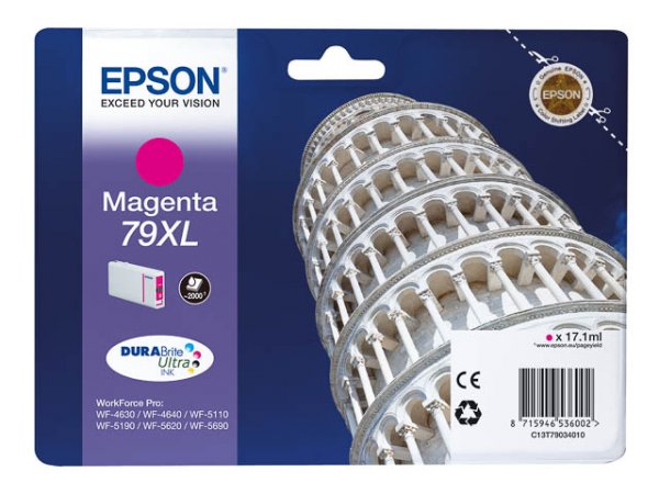 Original Epson C13T79034010 / 79XL Tinte Magenta